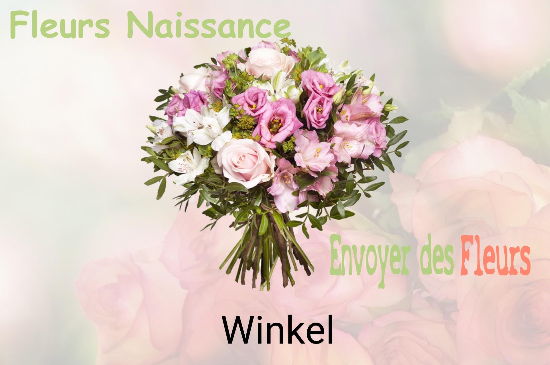 Bouquet de fleurs de naissance livré à Winkel